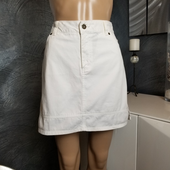 SONOMA LIFE+STYLE SKORT WHITE DENIM SZ 8 - Picture 4 of 11